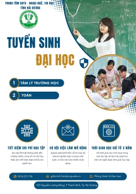 TUYỂN SINH NGÀNH TÂM LÝ TRƯỜNG HỌC VÀ SƯ PHẠM TOÁN NĂM 2025